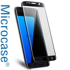 Samsung S6 Edge 3D Curved Full Ekran Tempered Glass Cam Koruma