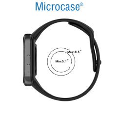 Microcase Xiaomi Redmi Watch 3 Active 1.83 inch için Uyumlu Silikon Kordon Kayış - KY88
