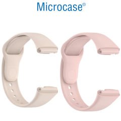 Microcase Xiaomi Redmi Watch 3 Active 1.83 inch için Uyumlu Silikon Kordon Kayış - KY88