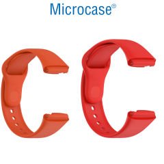 Microcase Xiaomi Redmi Watch 3 Active 1.83 inch için Uyumlu Silikon Kordon Kayış - KY88