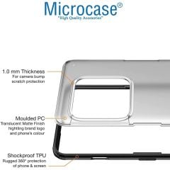 Microcase Samsung S24 Ultra  Luna Serisi Köşe Korumalı Sert Rubber Kılıf - AL3422