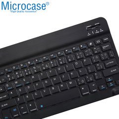 Microcase Lenovo Tab P11 (2. Nesil) 11.5 inch Tablet Bluetooth Klavye 27 cm (TR Sticker) + Tablet Standı - AL2754