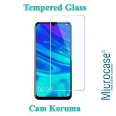 Microcase Huawei P Smart Plus 2019 Tempered Glass Cam Koruma
