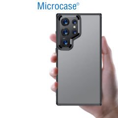 Microcase Samsung S24 Ultra  Luna Serisi Köşe Korumalı Sert Rubber Kılıf - AL3422