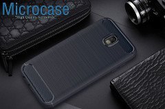 Microcase Samsung Galaxy J5 Pro Brushed Carbon Fiber Slikon Kılıf