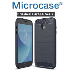 Microcase Samsung Galaxy J5 Pro Brushed Carbon Fiber Slikon Kılıf