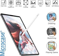 Microcase iPad Pro 12.9'' 2022 M2 Tablet Paper Like Pencil Destekli Kağıt Hissi Veren Mat Ekran Koruyucu - AL3289