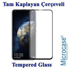 Microcase Huawei Magic 2 Tam Kaplayan Çerçeveli Tempered CAM