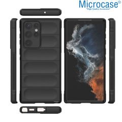 Microcase Samsung Galaxy S23 Ultra ile uyumlu Miami Serisi Darbeye Dayanıklı Silikon Kılıf - AL3420