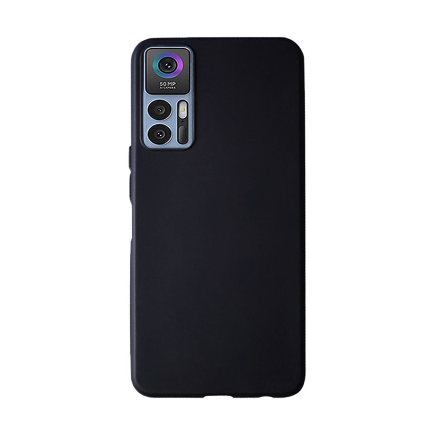 Microcase TCL 30 - TCL 30 5G - TCL 30+ Matte Serisi Silikon TPU Kılıf - Siyah