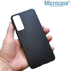 Microcase TCL 30 - TCL 30 5G - TCL 30+ Matte Serisi Silikon TPU Kılıf - Siyah