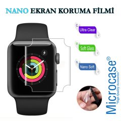 Microcase Apple Watch Series 5 44 mm Tempered Glass Cam Koruma