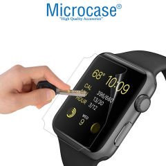 Microcase Apple Watch Series 5 44 mm Tempered Glass Cam Koruma