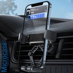 Microcase Araç İçi Izgaralıktan Kelepçeli Otomatik Kavramalı Telefon Tutucu - AL3740