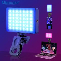 Microcase Şarjlı Çok Fonksiyonlu Ayarlanabilir RGB Ürün Çekim Işığı Softbox Fotoğraf Stüdyo Aydınlatması Cep Ledi AL4965