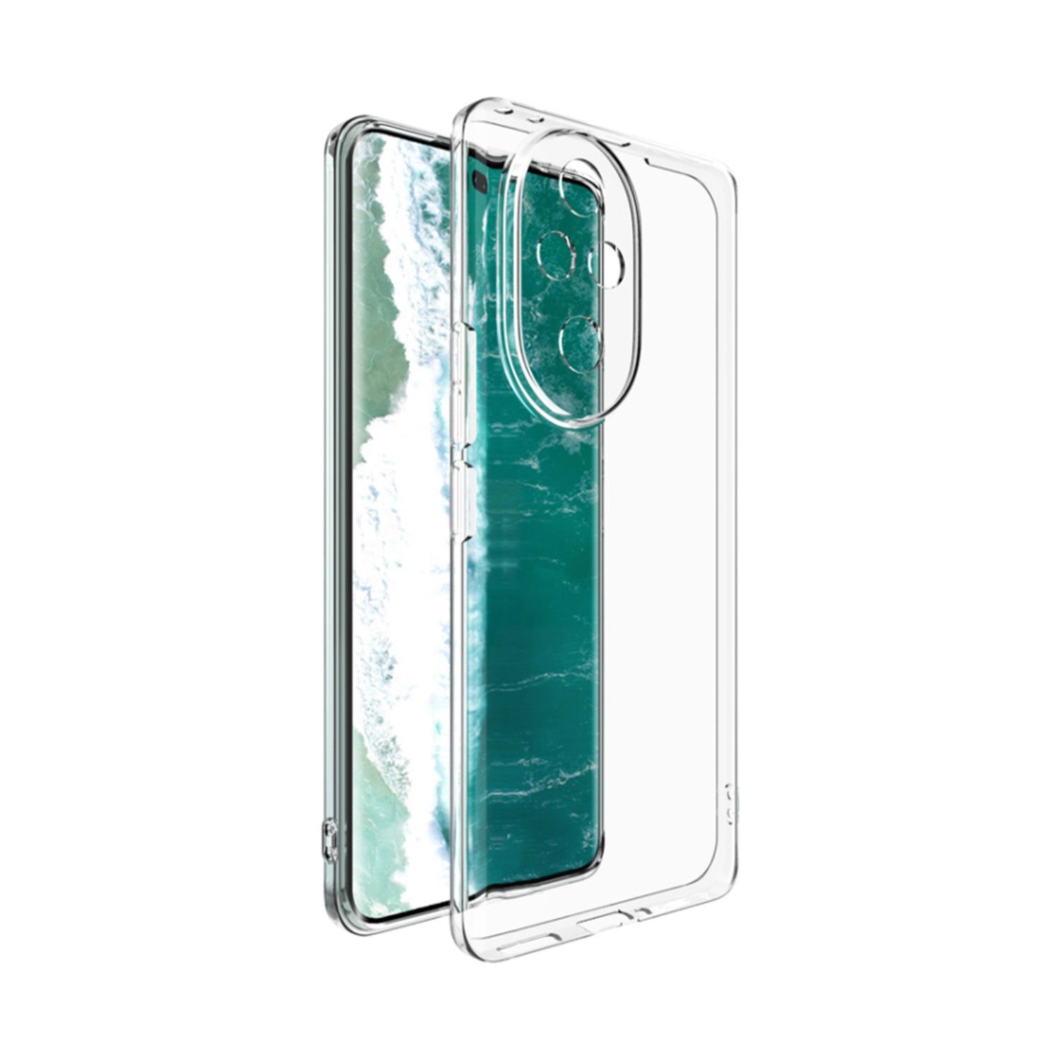 Microcase Honor 200 Pro Slim Serisi Soft TPU Silikon Kılıf - Şeffaf AL3324