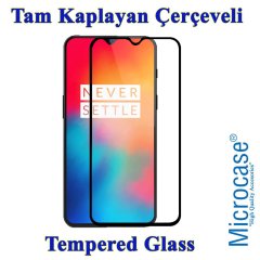Microcase OnePlus 6T Tam Kaplayan Çerçeveli Tempered Cam Koruyucu