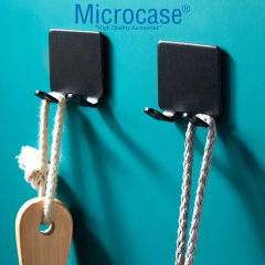 Microcase Alüminyum Yapışkanlı Paslanmaz Traş Bıçağı Tutucu Askısı 2 Adet - AL5017