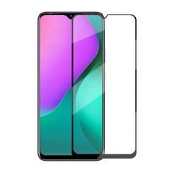 Microcase İnfinix Hot 11 Play Tam Kaplayan Çerçeveli Tempered Ekran Koruyucu - Siyah AL3276