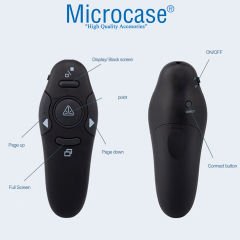 Microcase AL3017 Kablosuz Lazerli Sunum Kumandası AMP16 15 M