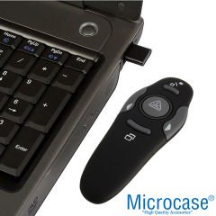 Microcase AL3017 Kablosuz Lazerli Sunum Kumandası AMP16 15 M