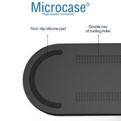 Microcase Samsung-iPhone-Apple Watch-Airpods ile uyumlu 15W 3in1 Manyetik Kablosuz Şarj Standı - AL3756