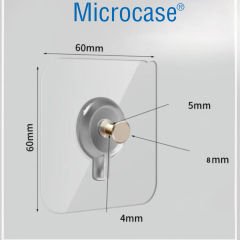 Microcase Güçlü Plastik  Yapışkanlı  Hanger   Banyo Mutfak Eşya  Vb. Ürün  Askılığı AL4465- 1 Adet