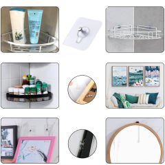 Microcase Güçlü Plastik  Yapışkanlı  Hanger   Banyo Mutfak Eşya  Vb. Ürün  Askılığı AL4465- 1 Adet