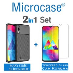 Samsung Galaxy M10 Maxy Serisi Silikon Kılıf + CAM (SEÇİN)
