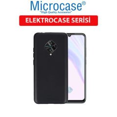 Microcase Vivo X50 Lite Elektrocase Serisi TPU Silikon Kılıf - Siyah