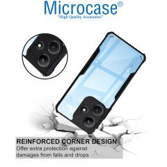 Microcase Tecno Spark 10 Pro 4G ile uyumlu Airbag Serisi Darbeye Dayanıklı Köşe Korumalı Tpu Kılıf - AL3370