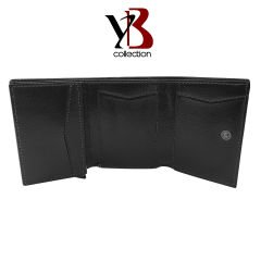 YB Collection Otomatik Mekanizmalı Kutulu Rfid Korumalı Para ve Kartlık Bölmeli Deri Cüzdan - AL3639