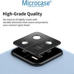 Microcase Xiaomi 13 (Global) Kamera Lens Koruma Halkası - Kapalı Tasarım Siyah AL3401