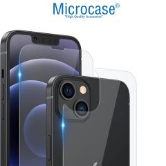Microcase iPhone 13 Mini Ön Arka Set Tempered Glass Cam Koruma