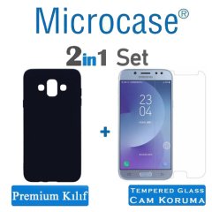 Microcase Samsung Galaxy J7 Duo Premium Kılıf + Ekran Koruma