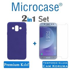 Microcase Samsung Galaxy J7 Duo Premium Kılıf + Ekran Koruma