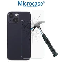 Microcase iPhone 13 mini Arka Kapak için Tempered Glass Cam Koruma