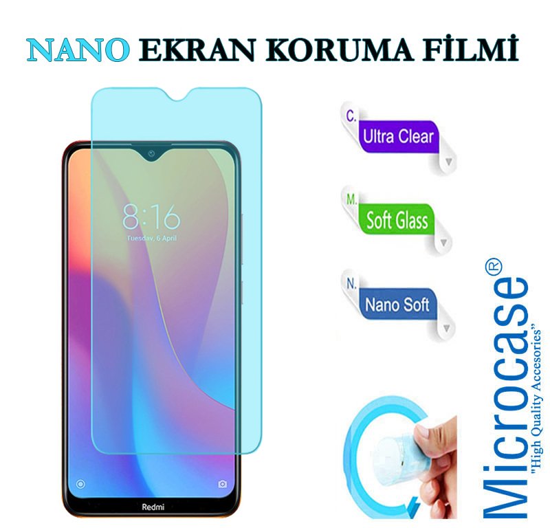 Microcase Xiaomi Redmi 8A Nano Esnek Ekran Koruma Filmi