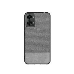 Microcase OnePlus Nord 2T Fabrik Serisi Kumaş ve Deri Desen Kılıf