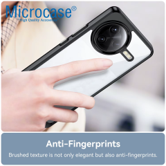 Microcase Xiaomi Redmi Poco F7 Pro/K80 Luna Serisi Köşe Korumalı Sert Rubber Kılıf - AL3422 Siyah