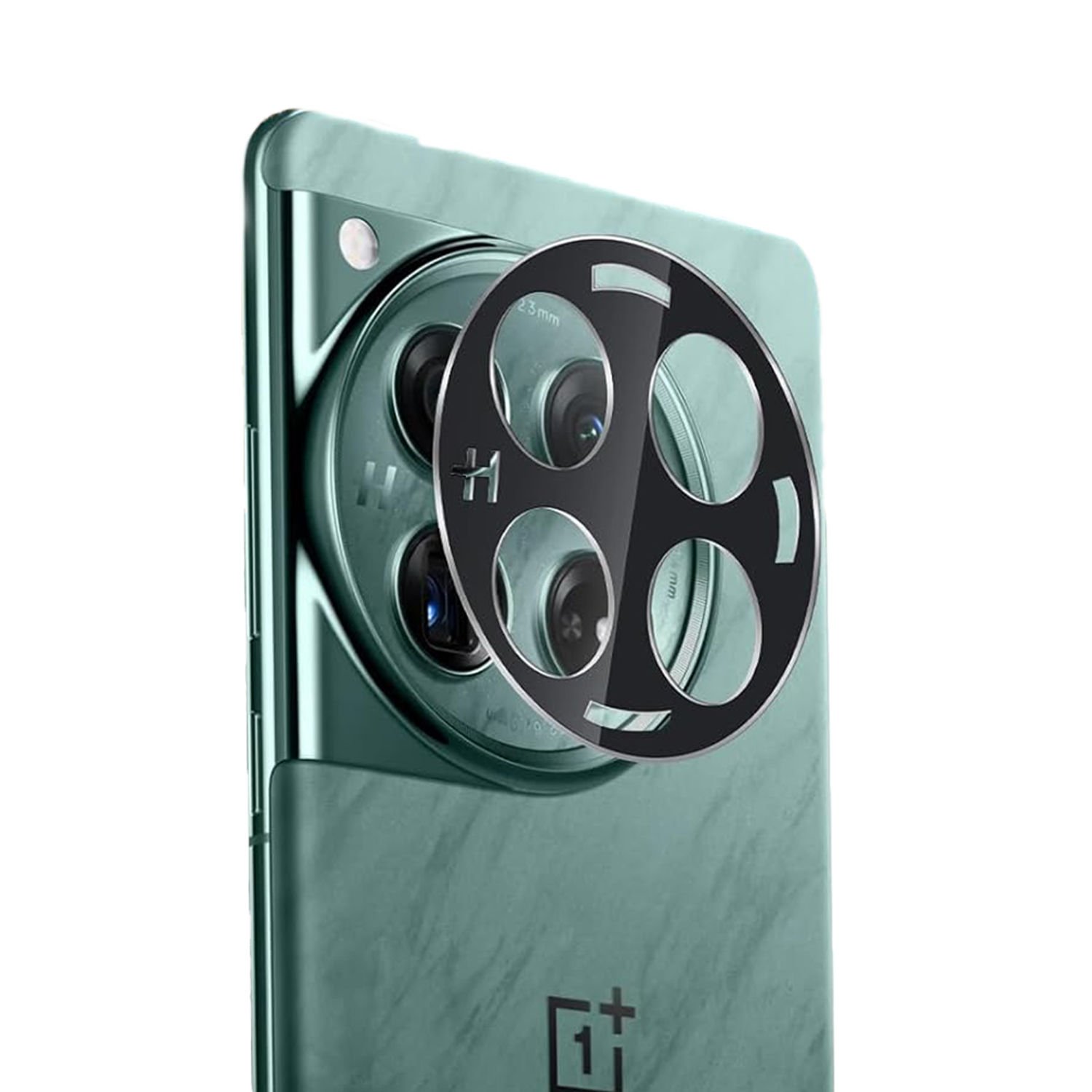 Microcase Oneplus 12 5G Uyumlu Kamera Lens Koruma Halkası - Kapalı Tasarım -Siyah AL3401