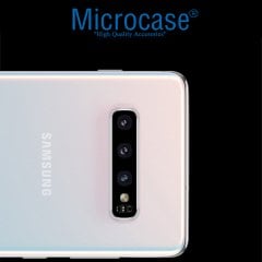 Microcase Samsung Galaxy S10 Plus Kamera Lens Koruma Halkası - Açık Tasarım Gümüş