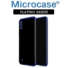 Samsung Galaxy M10 Plating Silikon Kılıf + CAM (SEÇ)