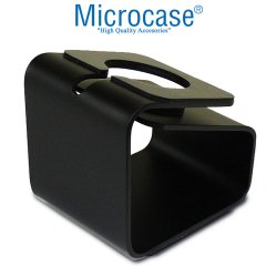 Microcase Apple Watch Seri 5 40 mm için Alüminyum Şarj Standı - Siyah