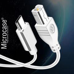 Microcase Type-C Yazıcı Kablosu Type-C to USB B Çevirici - 5 metre AL4330