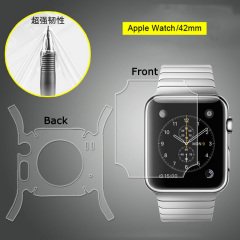 Apple Watch 42 mm Full Body Ön ve Arka Esnek Koruma Filmi