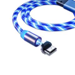 Microcase Micro USB Işıklı Manyetik Şarj Kablosu 100 cm - AL2618