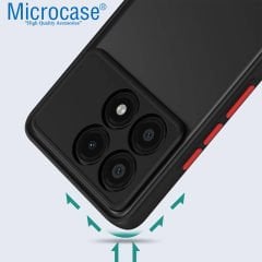 Microcase Xiaomi Poco F6 Pro/Redmi K70 Pro  London Serisi Darbeye Dayanıklı Kılıf - Siyah AL3415