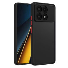 Microcase Xiaomi Poco F6 Pro/Redmi K70 Pro  London Serisi Darbeye Dayanıklı Kılıf - Siyah AL3415