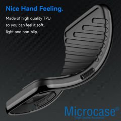 Microcase Xiaomi Redmi Note 12R 6.79 inch Thunder Serisi Darbeye Dayanıklı Silikon Kılıf - Siyah AL3421